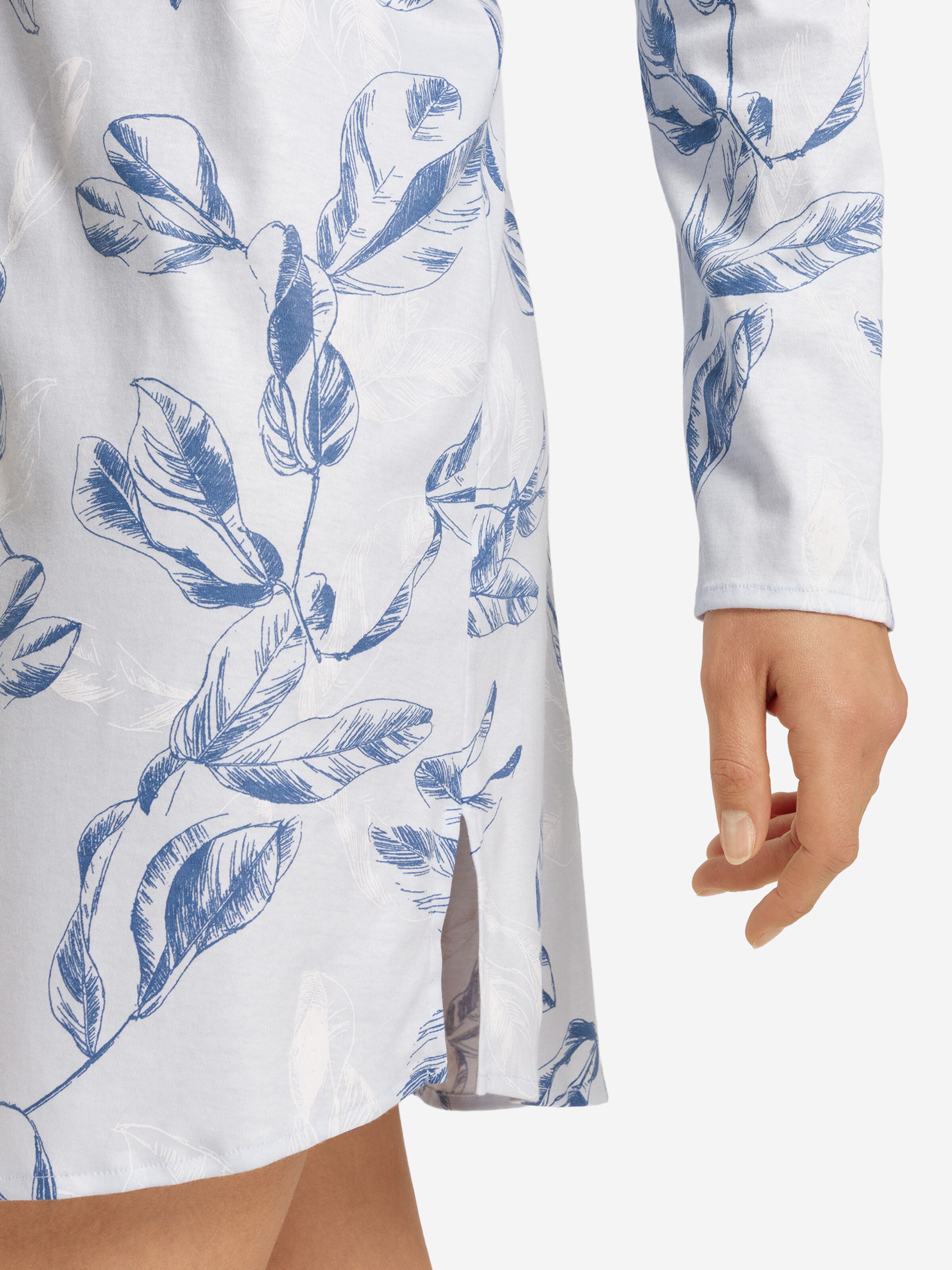 Hanro - Camisola de pijama ' Loungy Nights ' em azul