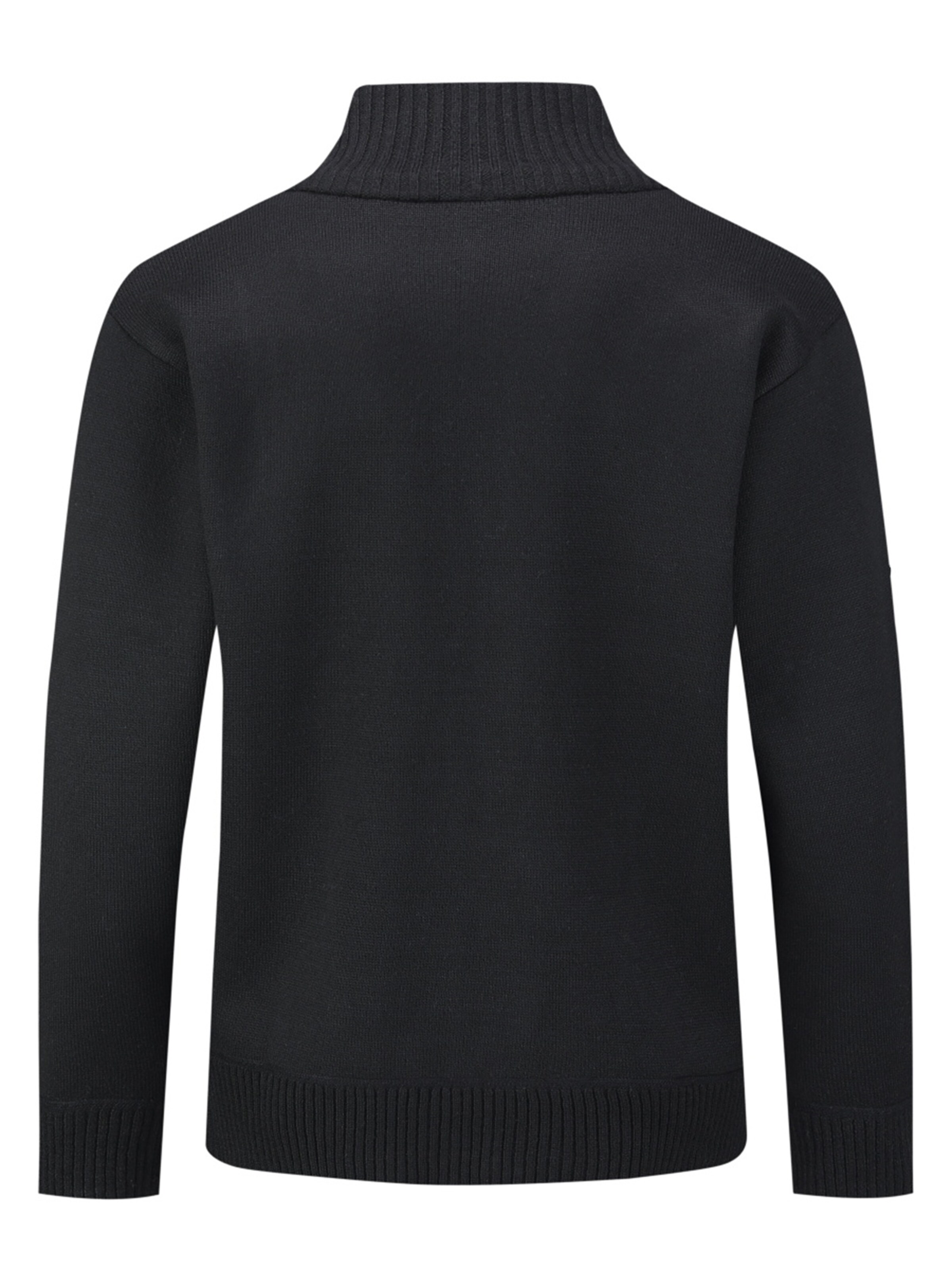 Youthup Knit Cardigan in Black