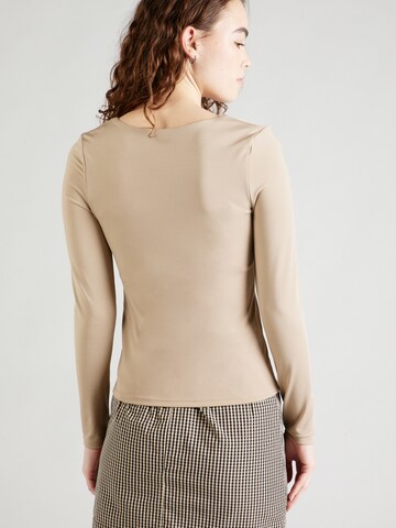 VERO MODA T-shirt 'MILLION' i beige