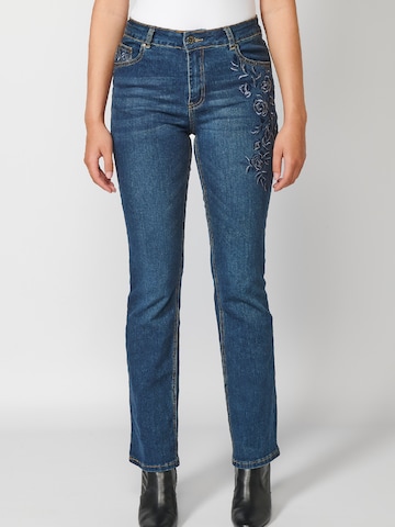 KOROSHI Flared Jeans in Blau: predná strana