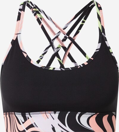 DKNY Performance Sport-BH 'DIZZY TROPI' in rosa / schwarz / weiß, Produktansicht