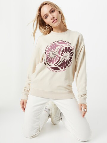 Sweat-shirt 'PROTECT' CATWALK JUNKIE en beige