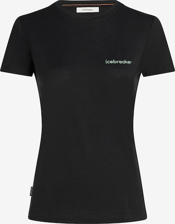 juoda ICEBREAKER Marškinėliai '150 TechLite': priekis