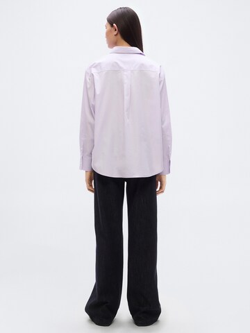 Calvin Klein Jeans Bluse in Lila