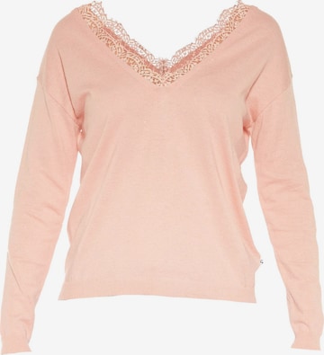 Le Temps Des Cerises Pullover 'BELAN' in Pink: predná strana