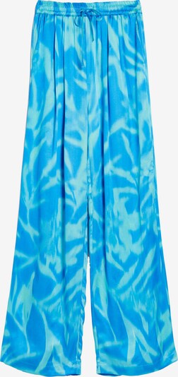 Bershka Kalhoty se sklady v pase - modrá / azurová / nebeská modř, Produkt