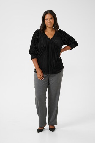 KAFFE CURVE Shirt 'KC Cacanna' in Black