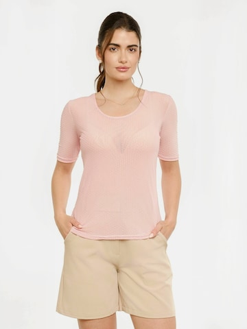 Liberte Essentiel Top ' MESH ' w kolorze czerwony: przód