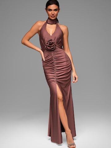 Ombre Abendkleid‌‌‌‌‌ in Braun