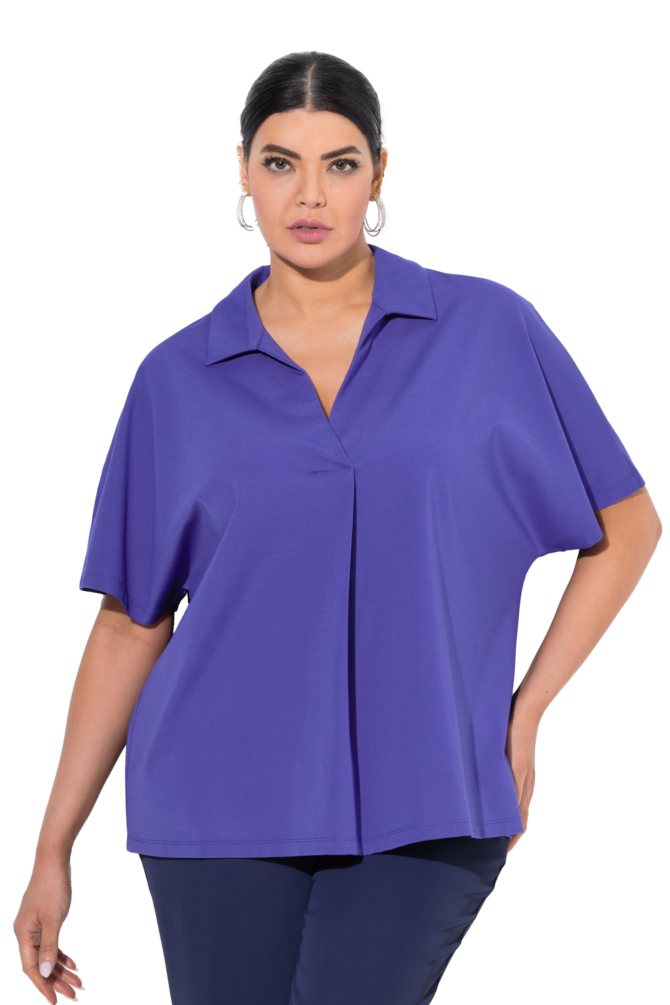 Ulla Popken Blouse in Purple: front