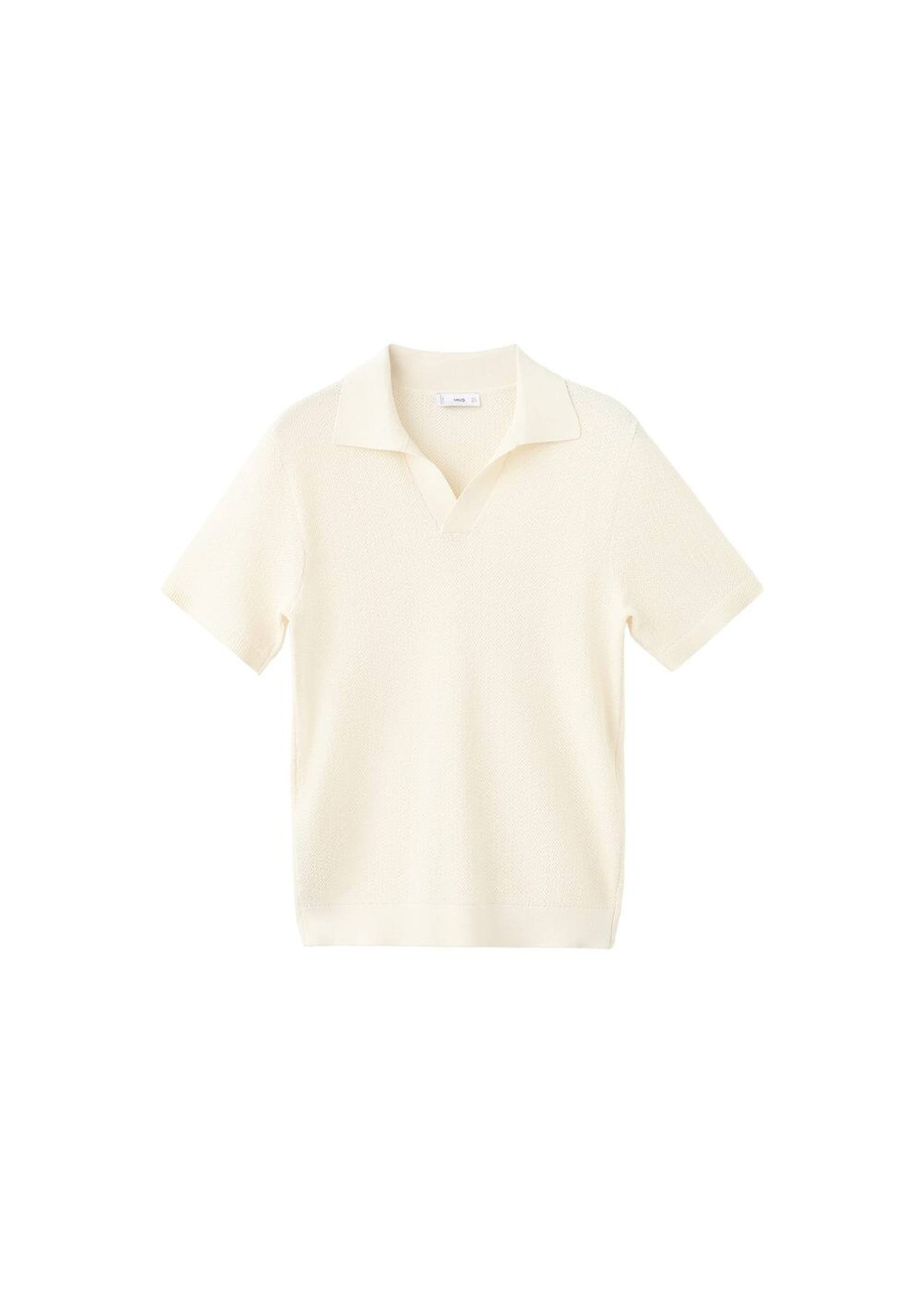 MANGO MAN Shirt in Beige: front