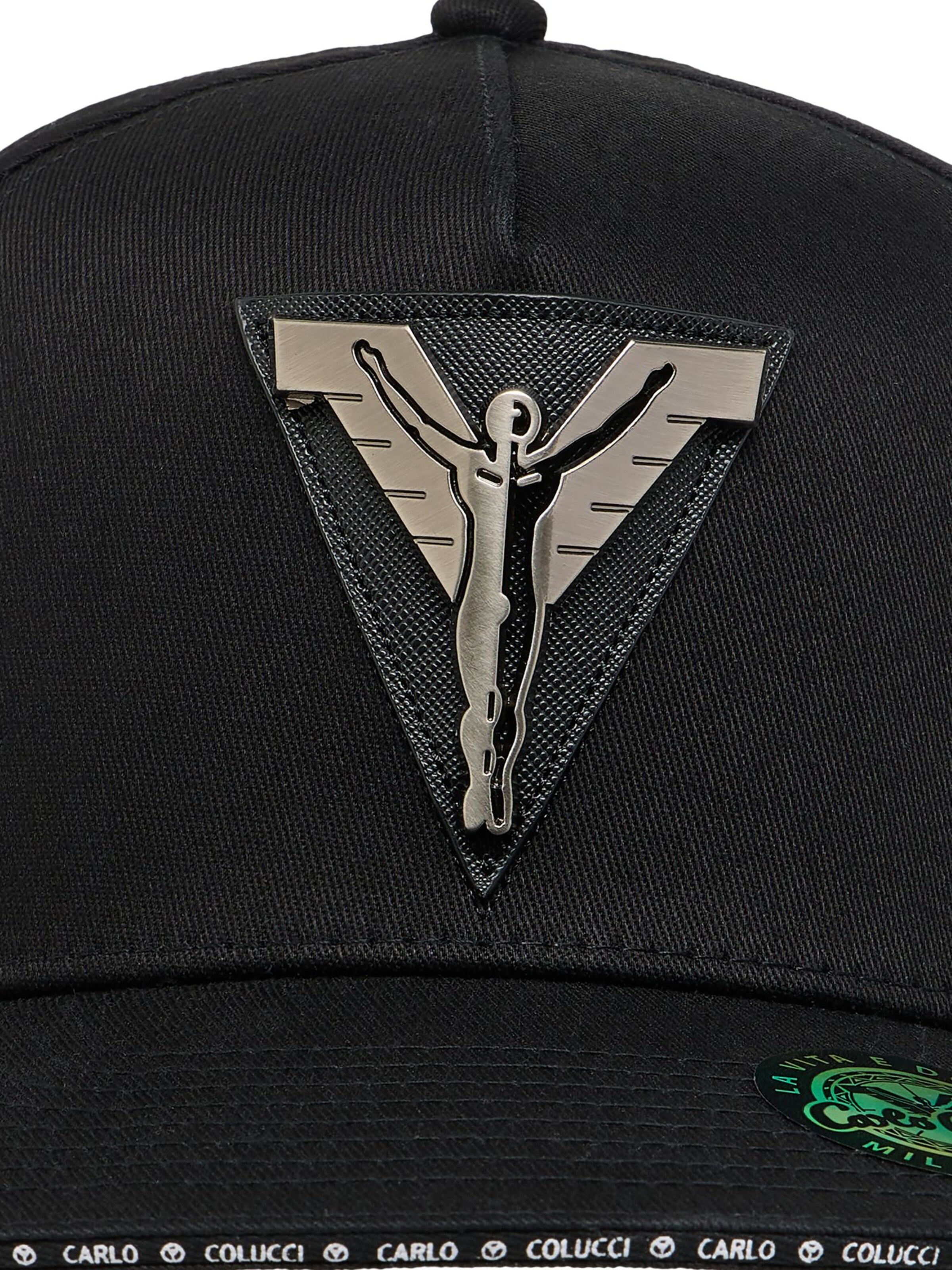 Carlo Colucci Cap 'Engler' in Black