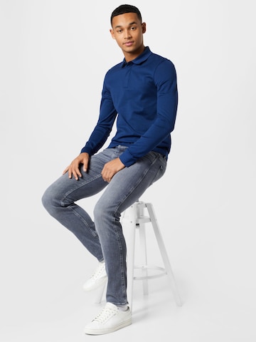 BOSS Black Slimfit Jeans 'Delaware' in Grau