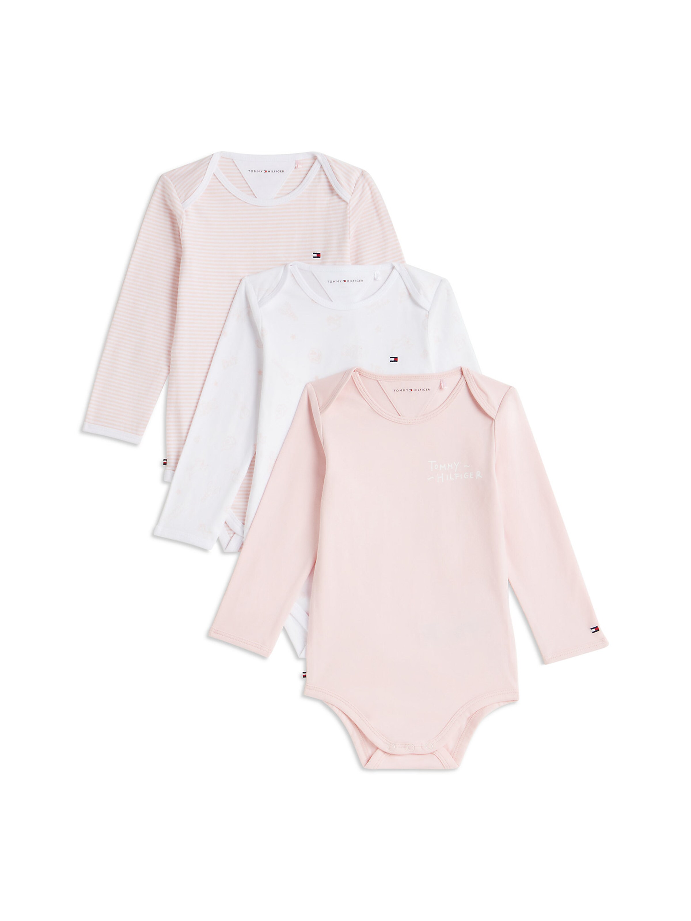 Barboteuse / body TOMMY HILFIGER en rose : devant