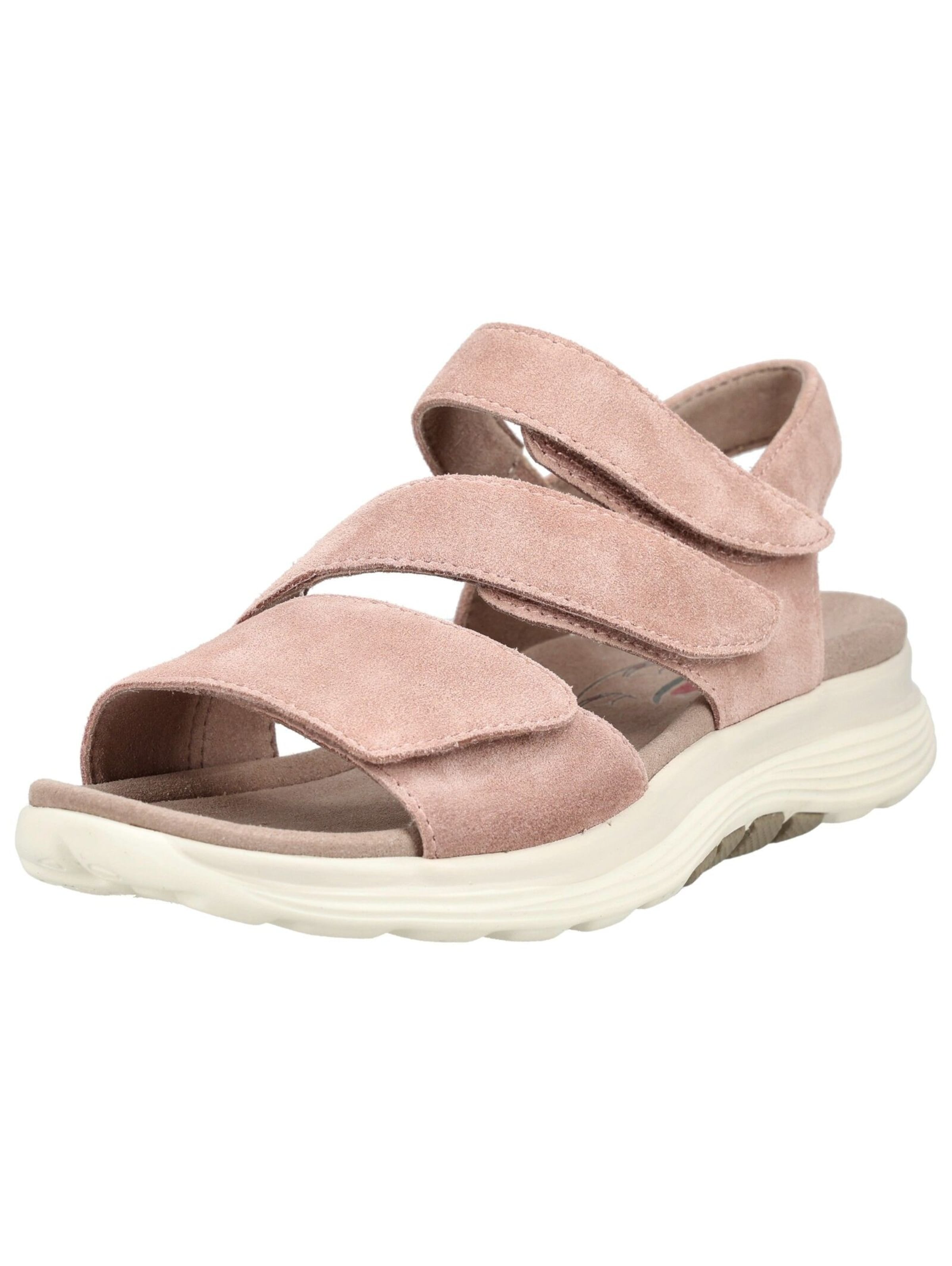 Sandales Rollingsoft en rose : devant