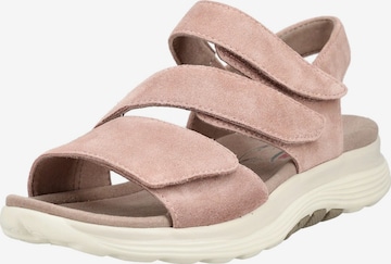 Sandales Rollingsoft en rose : devant