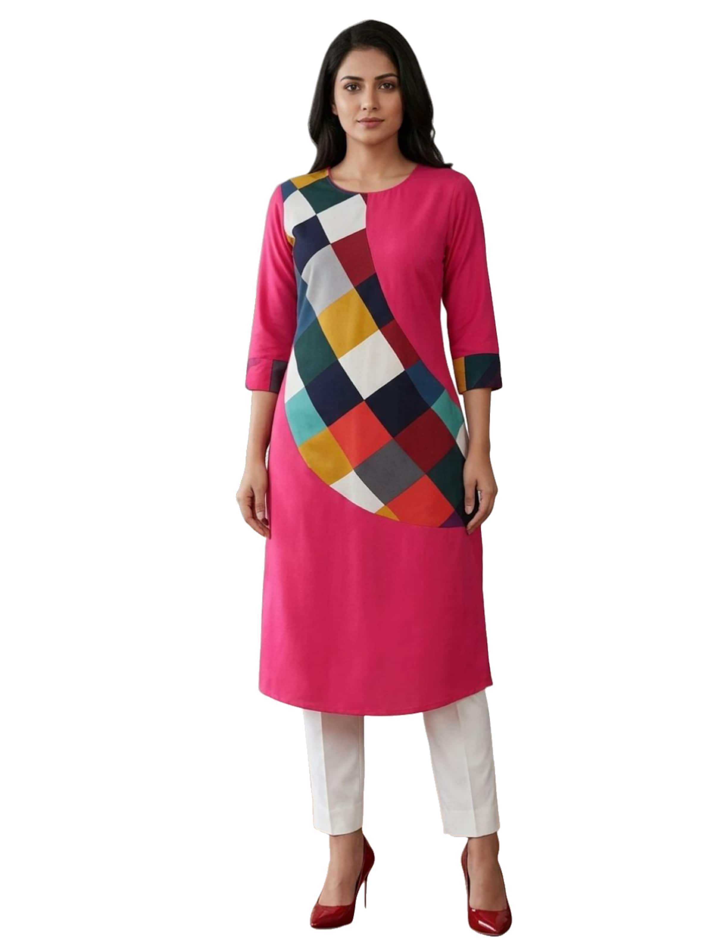 PfauGermany Tunic in Pink: front