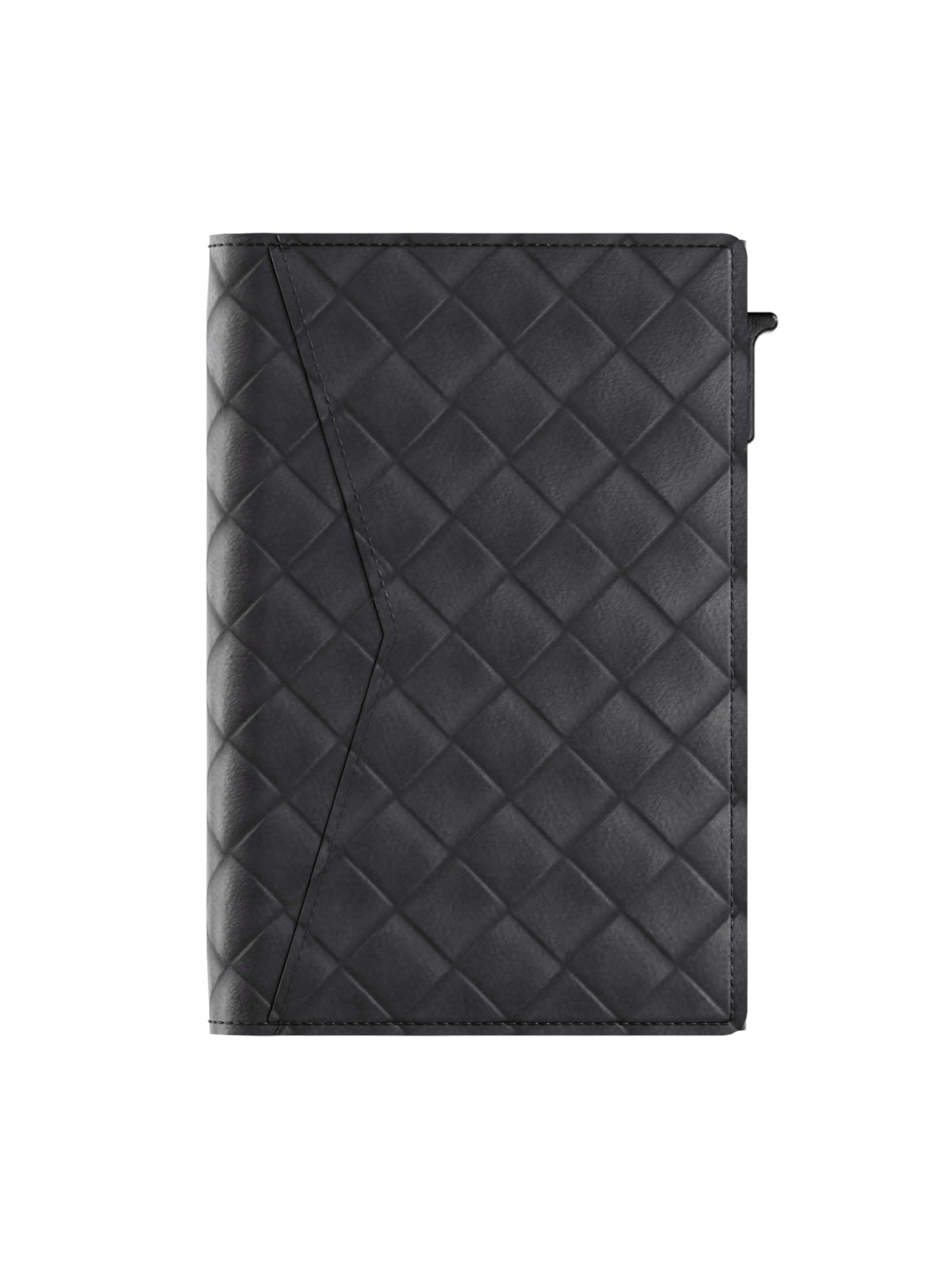 Prowallet Wallet 'Pasjeshouder Slim Woven' in Black: front