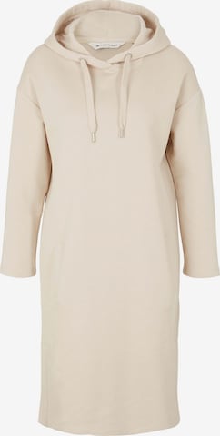 TOM TAILOR Jurk in Beige: voorkant