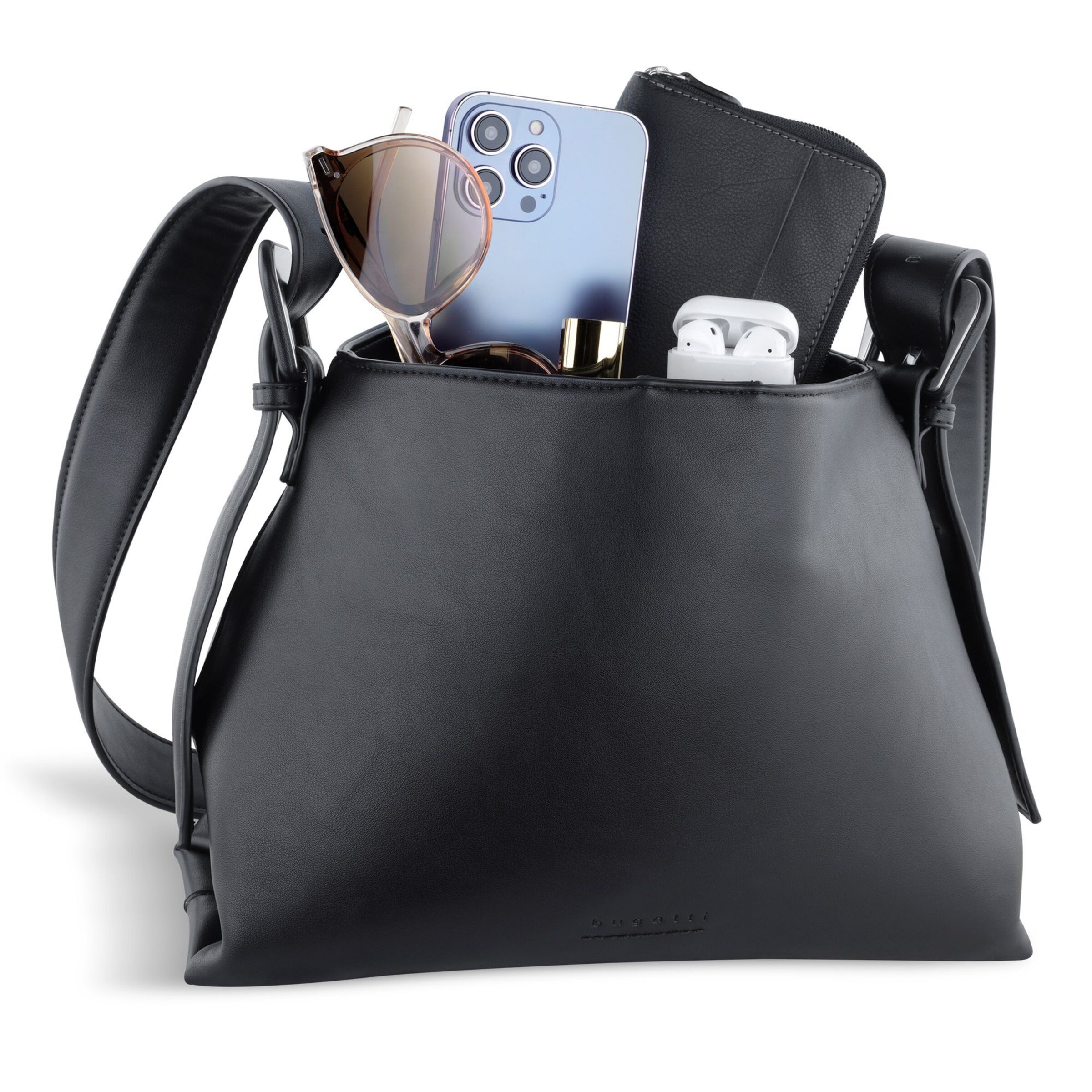 bugatti Shoulder Bag 'Luna' in Black