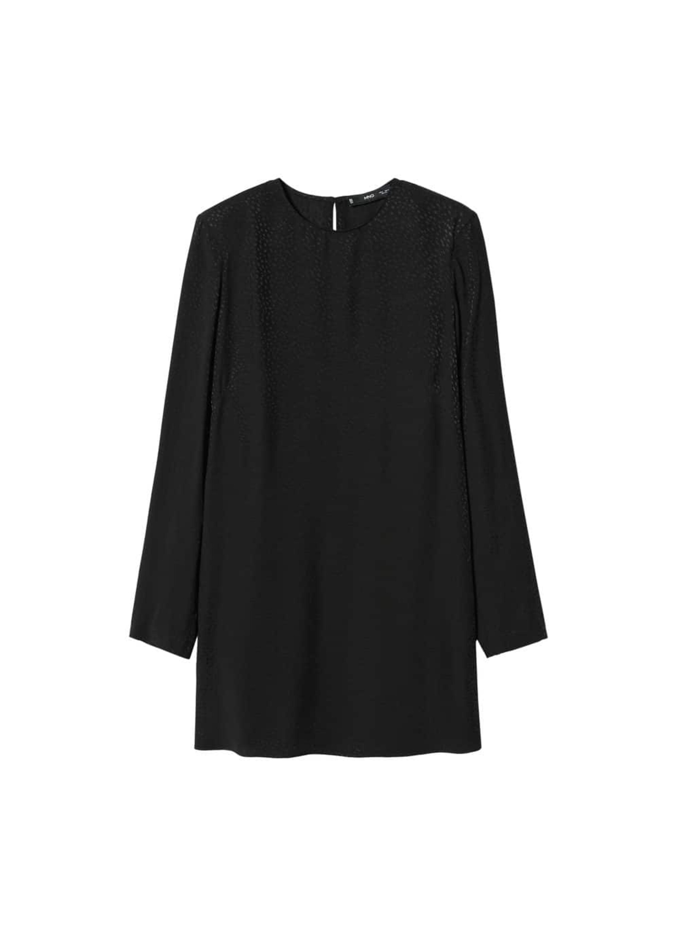 MANGO Kleid 'Roti' in Schwarz: Vorderseite