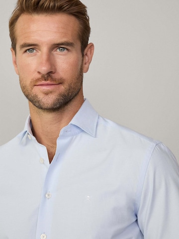 Hackett London Regular Fit Hemd 'Ess' in Blau