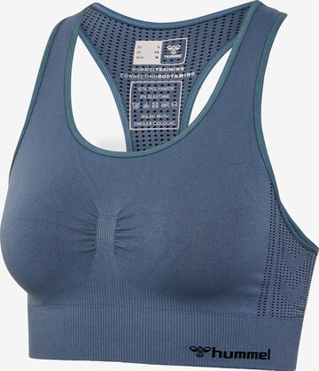 Hummel Bustier Biustonosz sportowy w kolorze niebieski