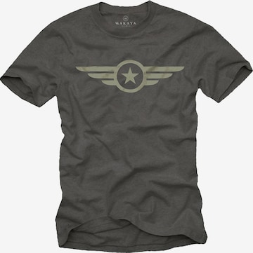 MAKAYA Shirt in Grey: front