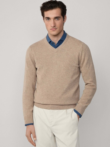 Hackett London Pullover in Beige: Vorderseite