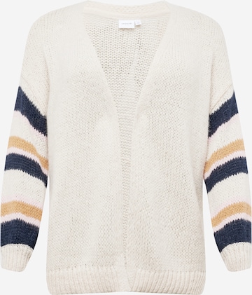 Cardigan 'CHOCA' EVOKED en blanc : devant