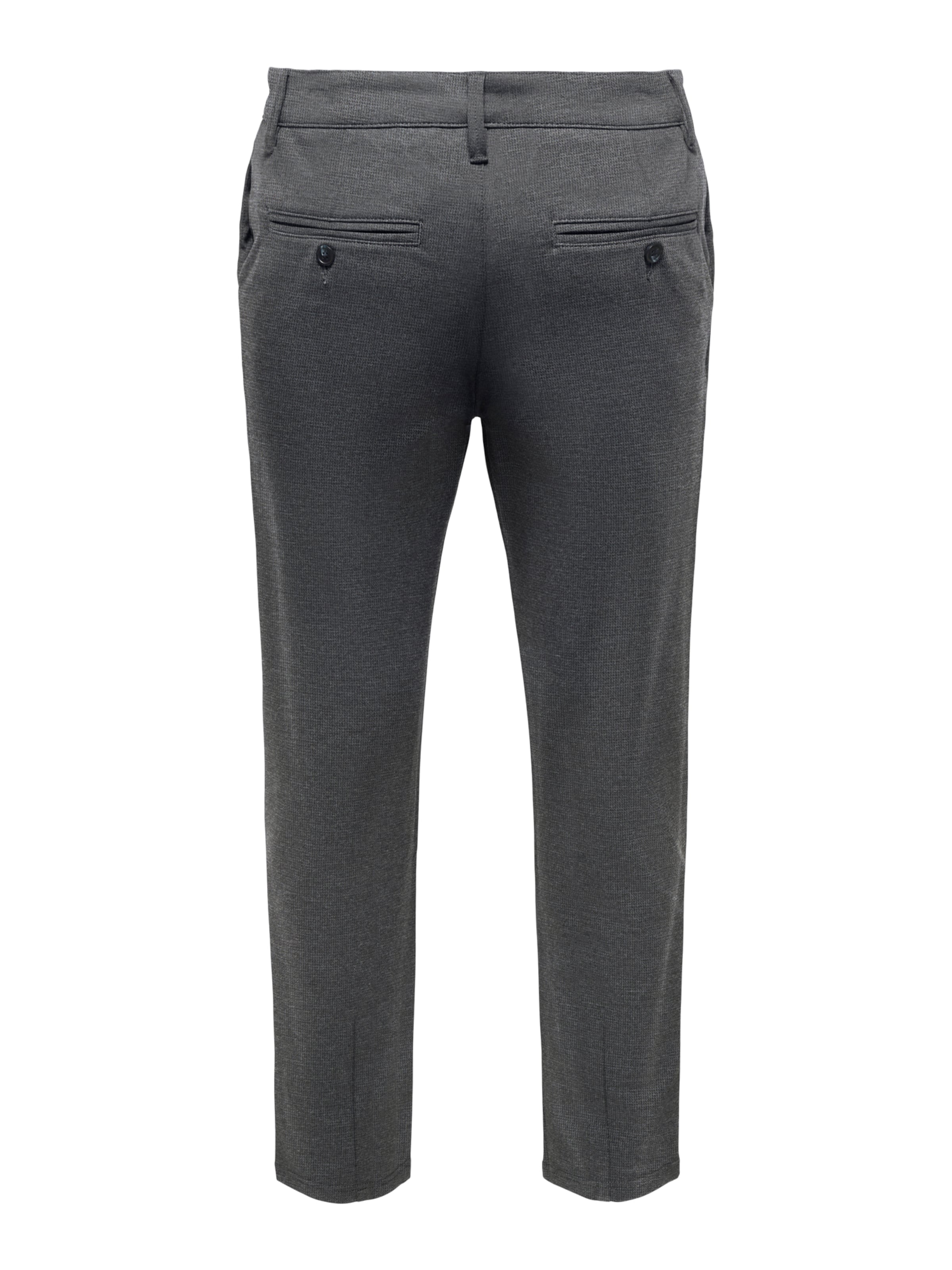 Only & Sons Tapered Trousers 'ONSMARK' in Grey: back