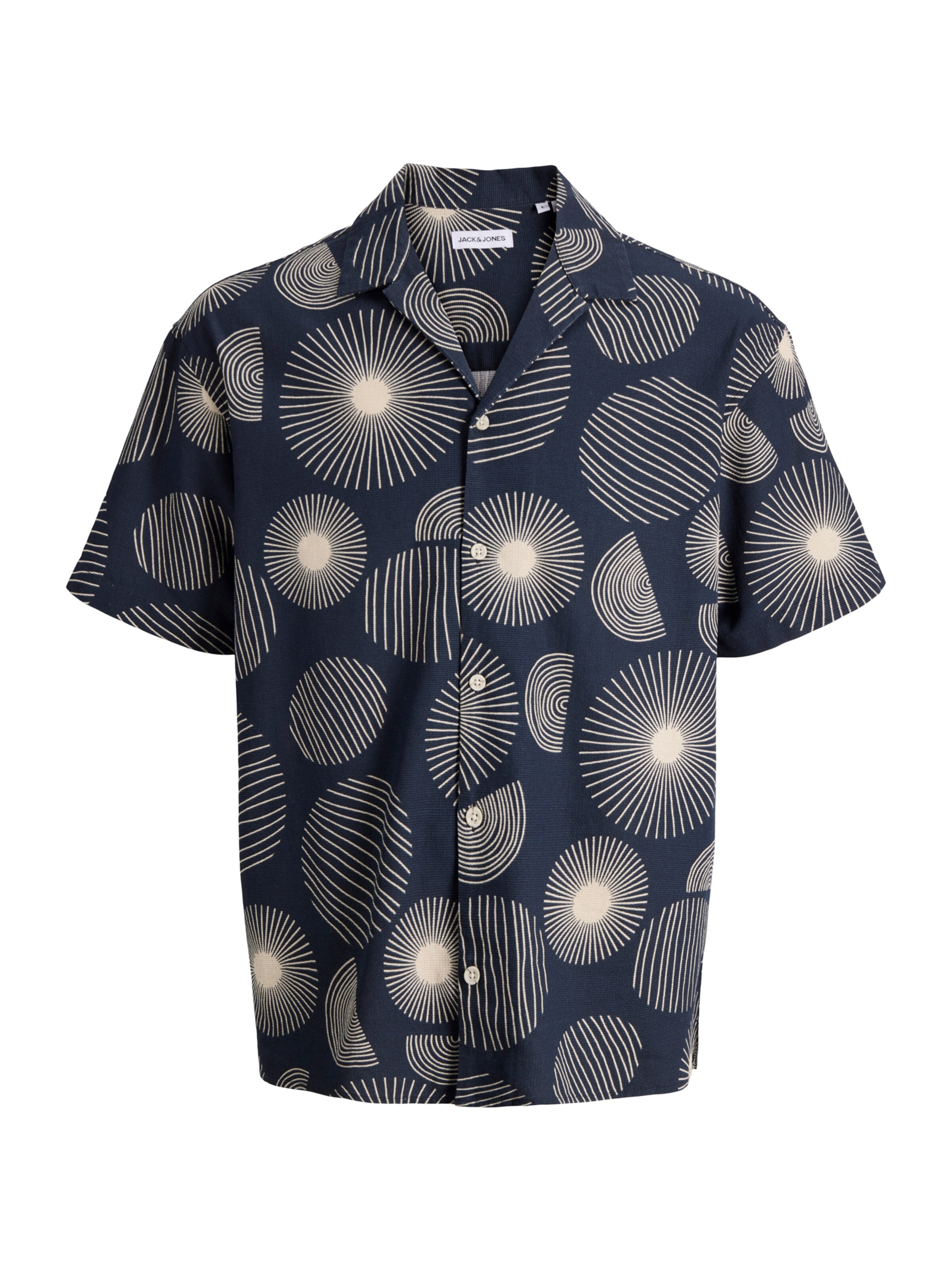 Marškiniai iš JACK & JONES, spalva – tamsiai mėlyna / balta, Prekių apžvalga