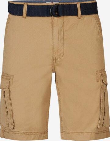 Petrol Industries Cargo Pants in Beige: front