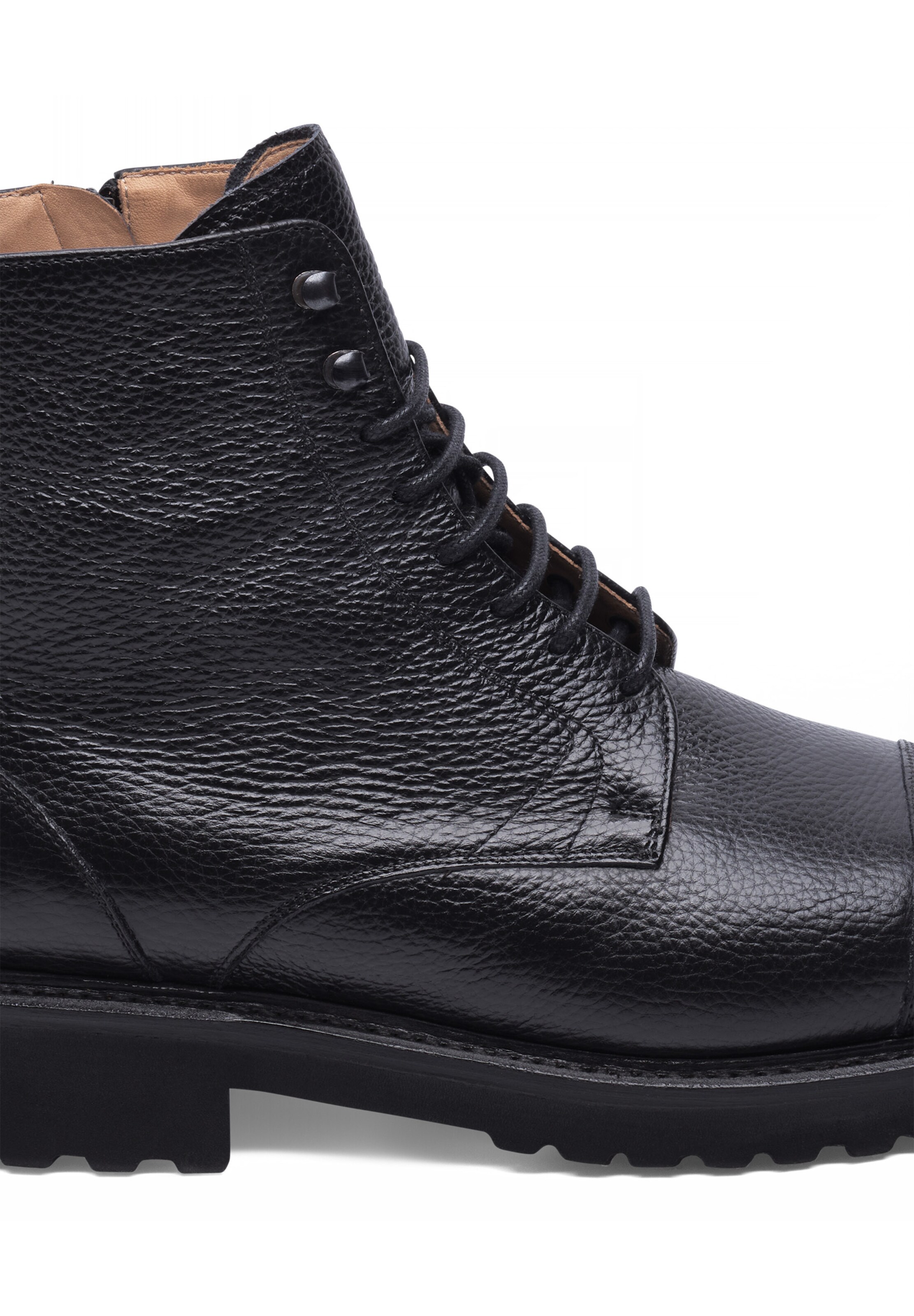 Henry Stevens Schnürboots 'Winston CDB6' in Schwarz