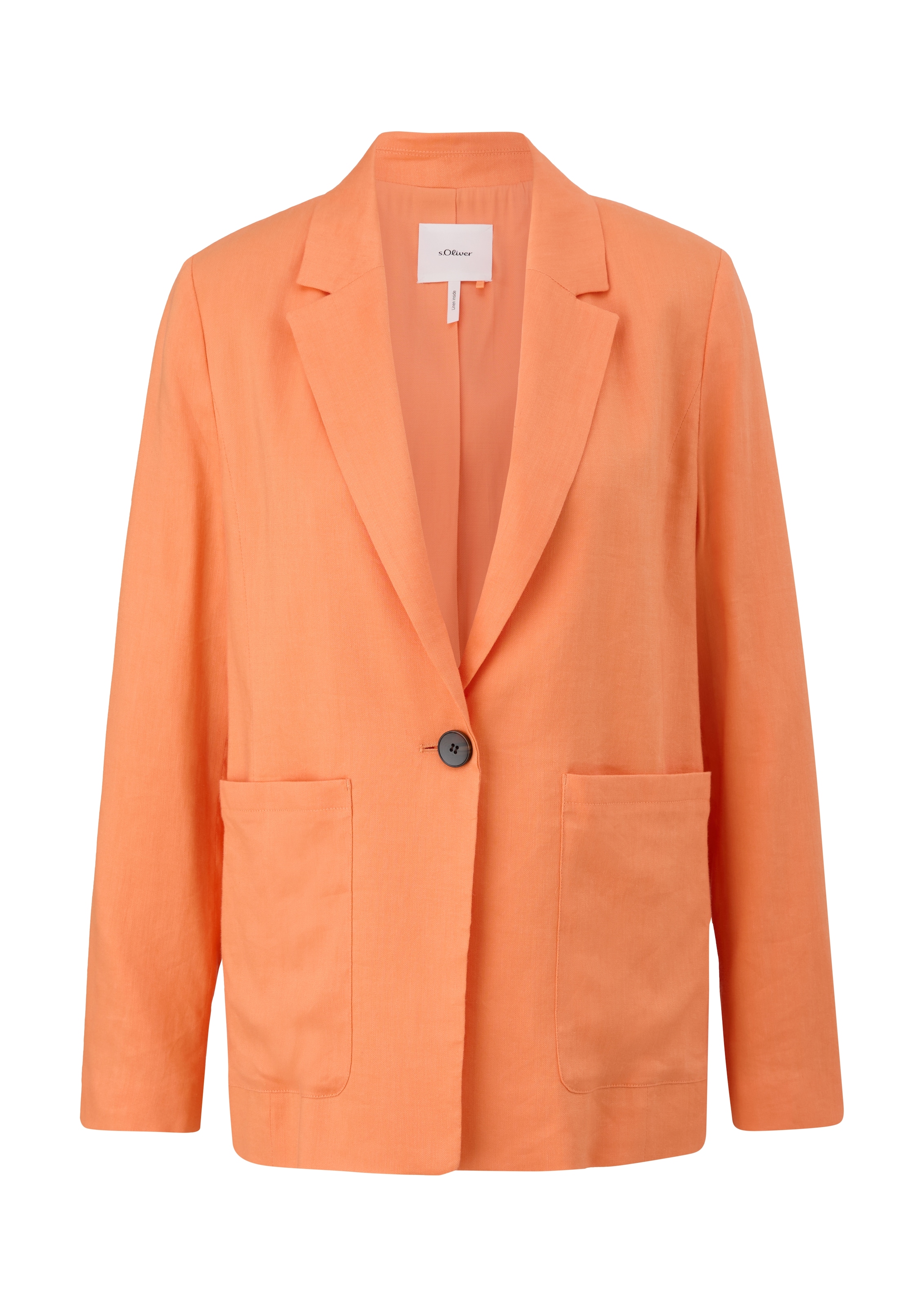 s.Oliver BLACK LABEL Blazer in Orange: Vorderseite