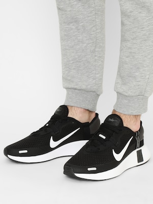 Černé Nike Sportswear tenisky 'Reposto' s bílými detaily