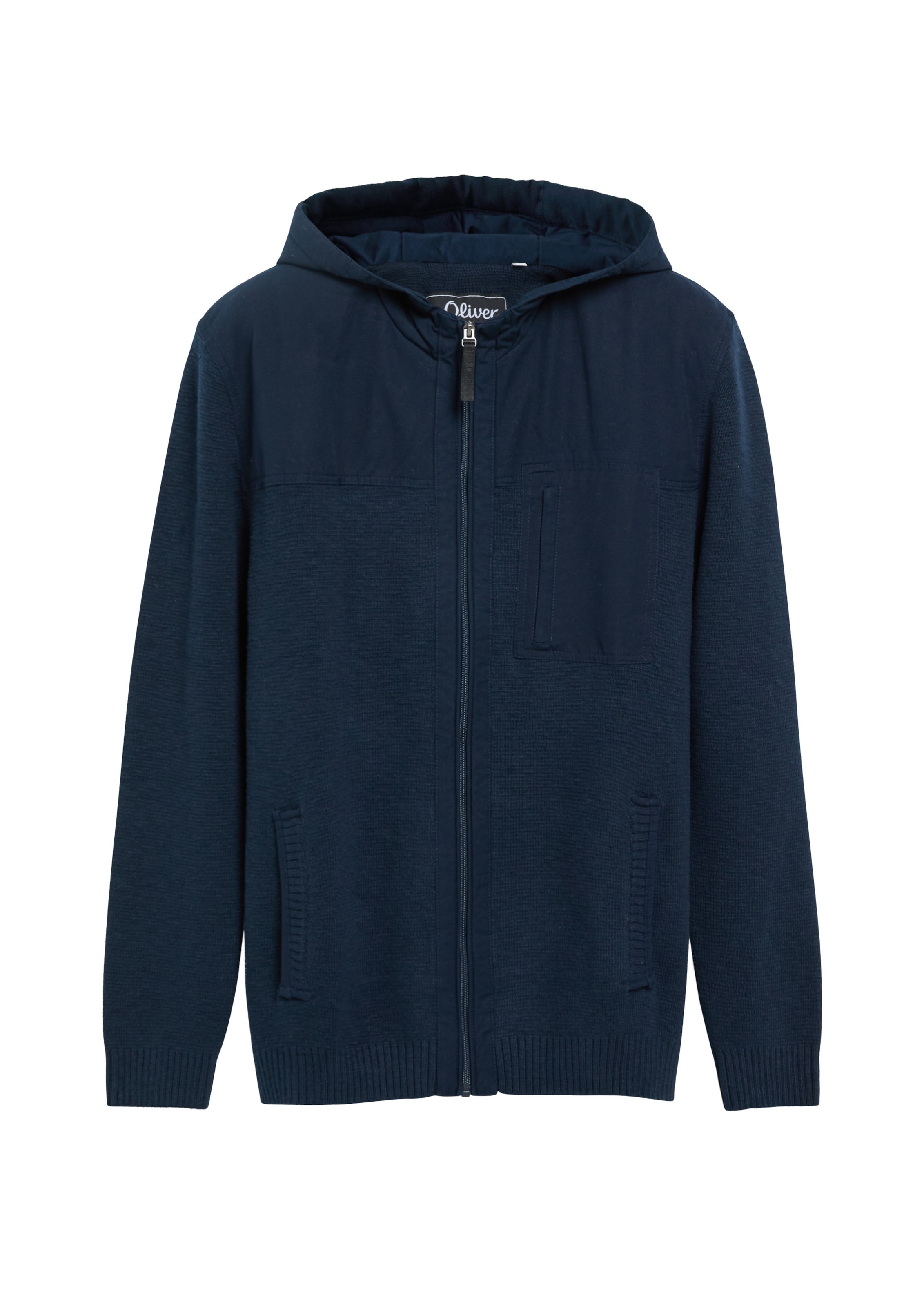 s.Oliver Knit cardigan in XXXL in Navy, Item view