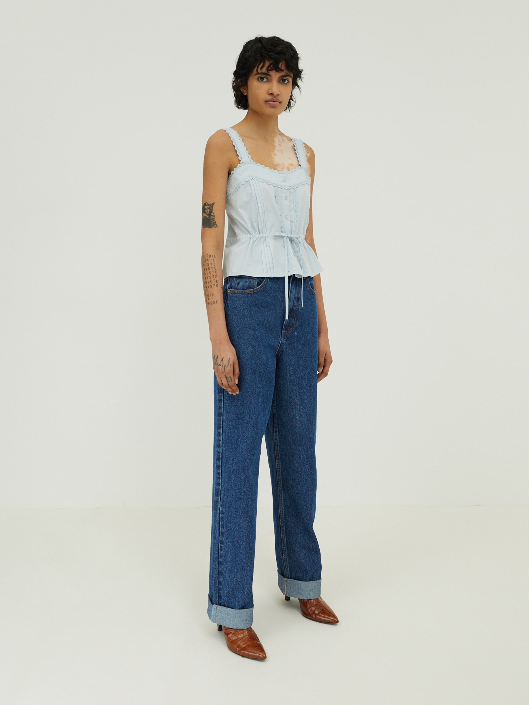 EDITED Produkte Blusentop 'Taren' blau