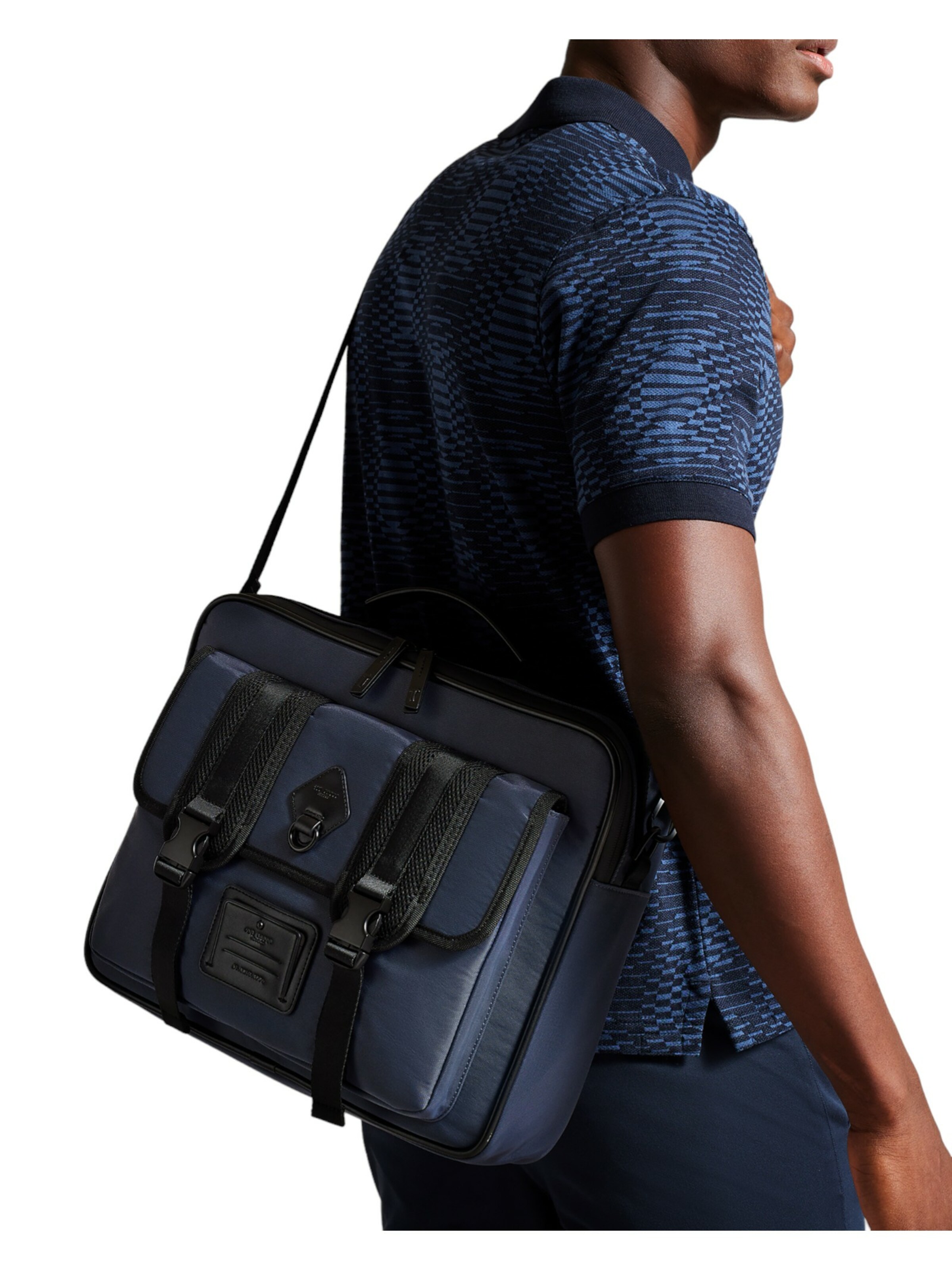 Ted Baker Dokumentmappe 'TRAVYL' i blå: forside