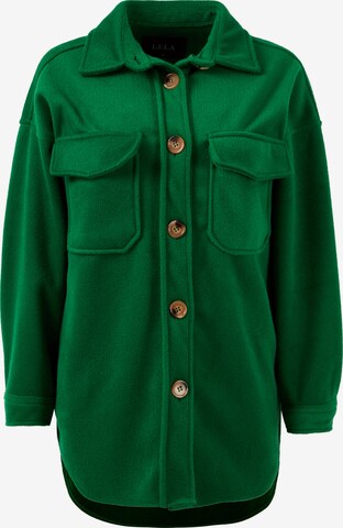 LELA Between-Season Jacket in Green: front