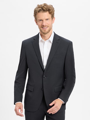 HECHTER PARIS Regular fit Business Blazer in Grey: front