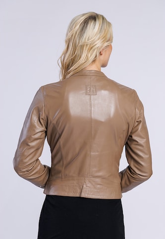 FREAKY NATION Átmeneti dzseki ' Leatherjacket ' - barna