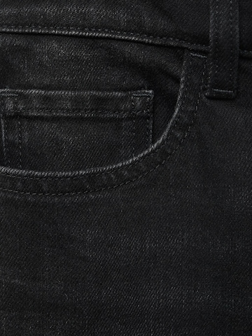MANGO Дънки Tapered Leg Дънки в черно