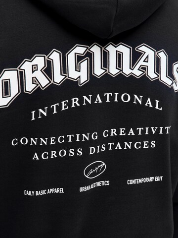JACK & JONES Sweatshirt 'JORMEADOWS' in Zwart