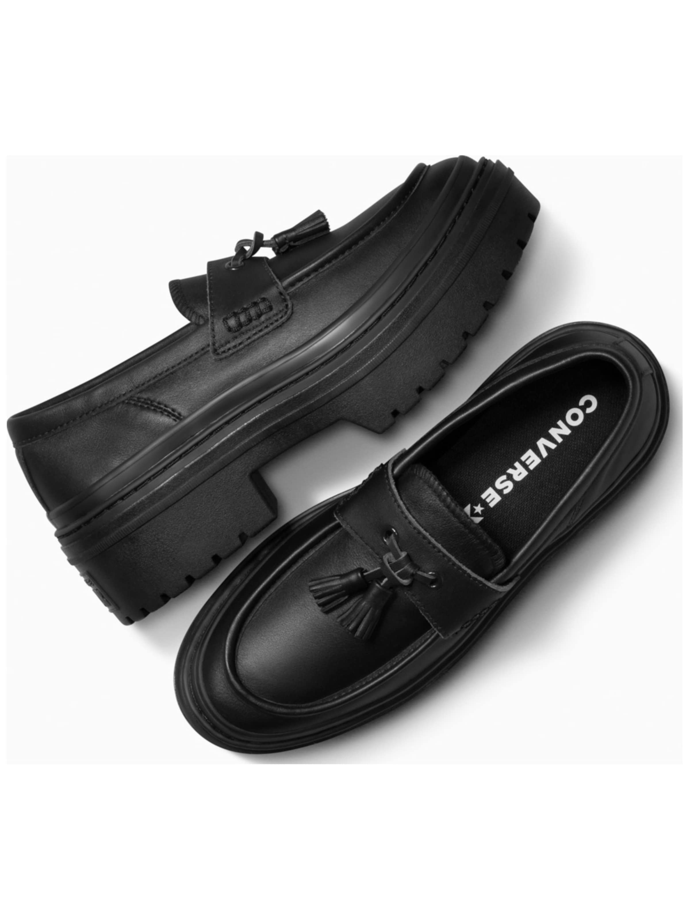 CONVERSE Slipper 'Converse Chuck Taylor All Star Lugged Heel Loafer'‌‌‌‌ in Schwarz