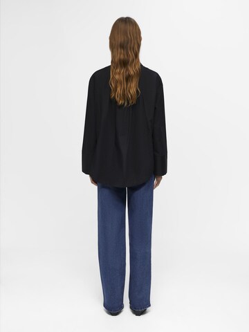 OBJECT Bluse i sort
