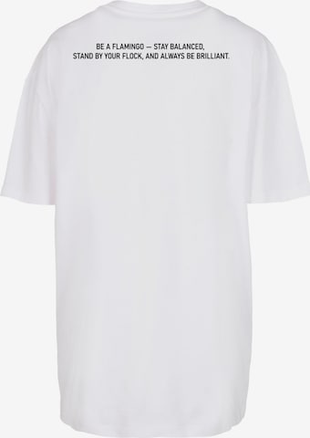 Merchcode Shirt 'Flamingo' in White
