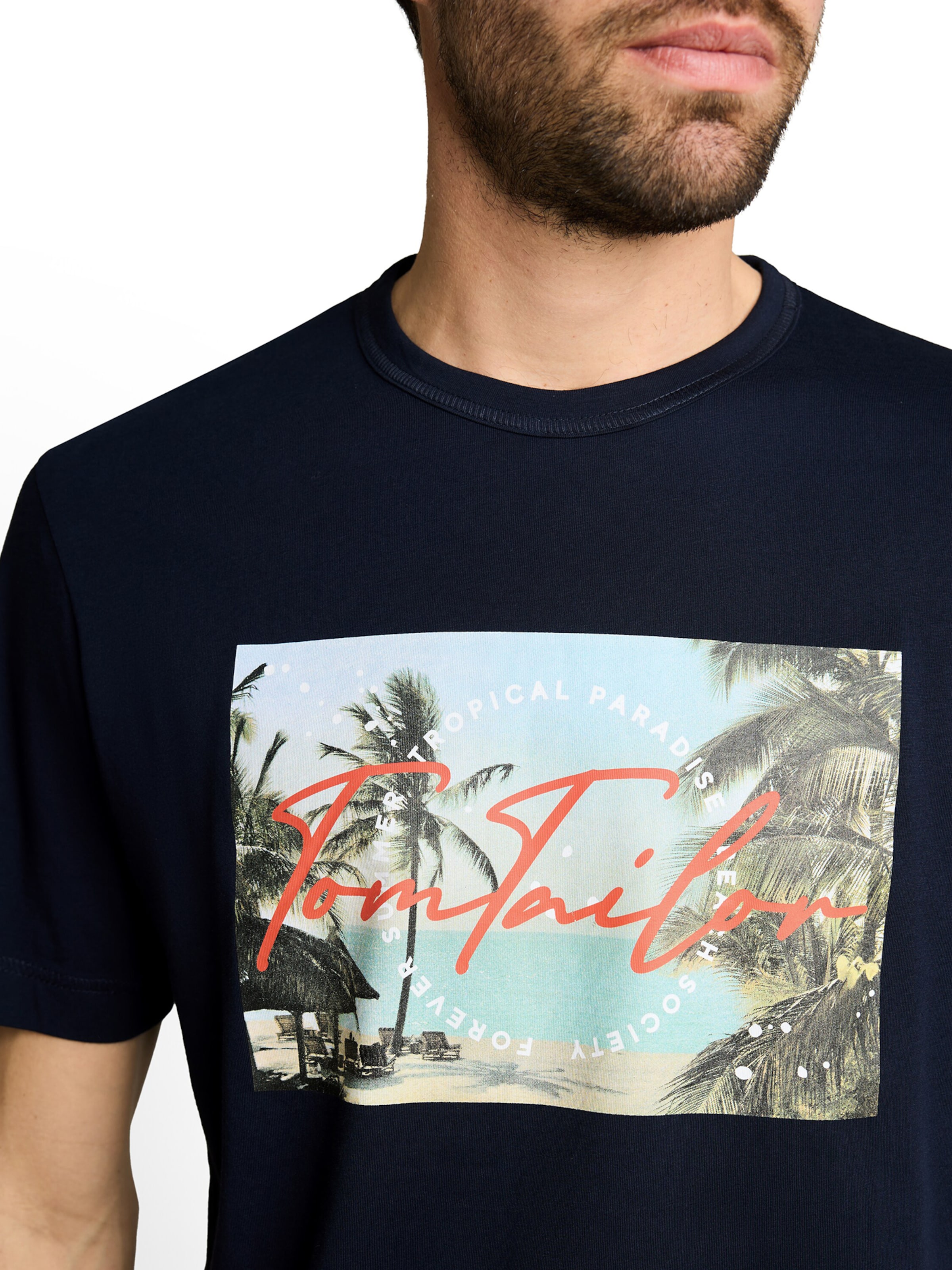 zils TOM TAILOR T-Krekls