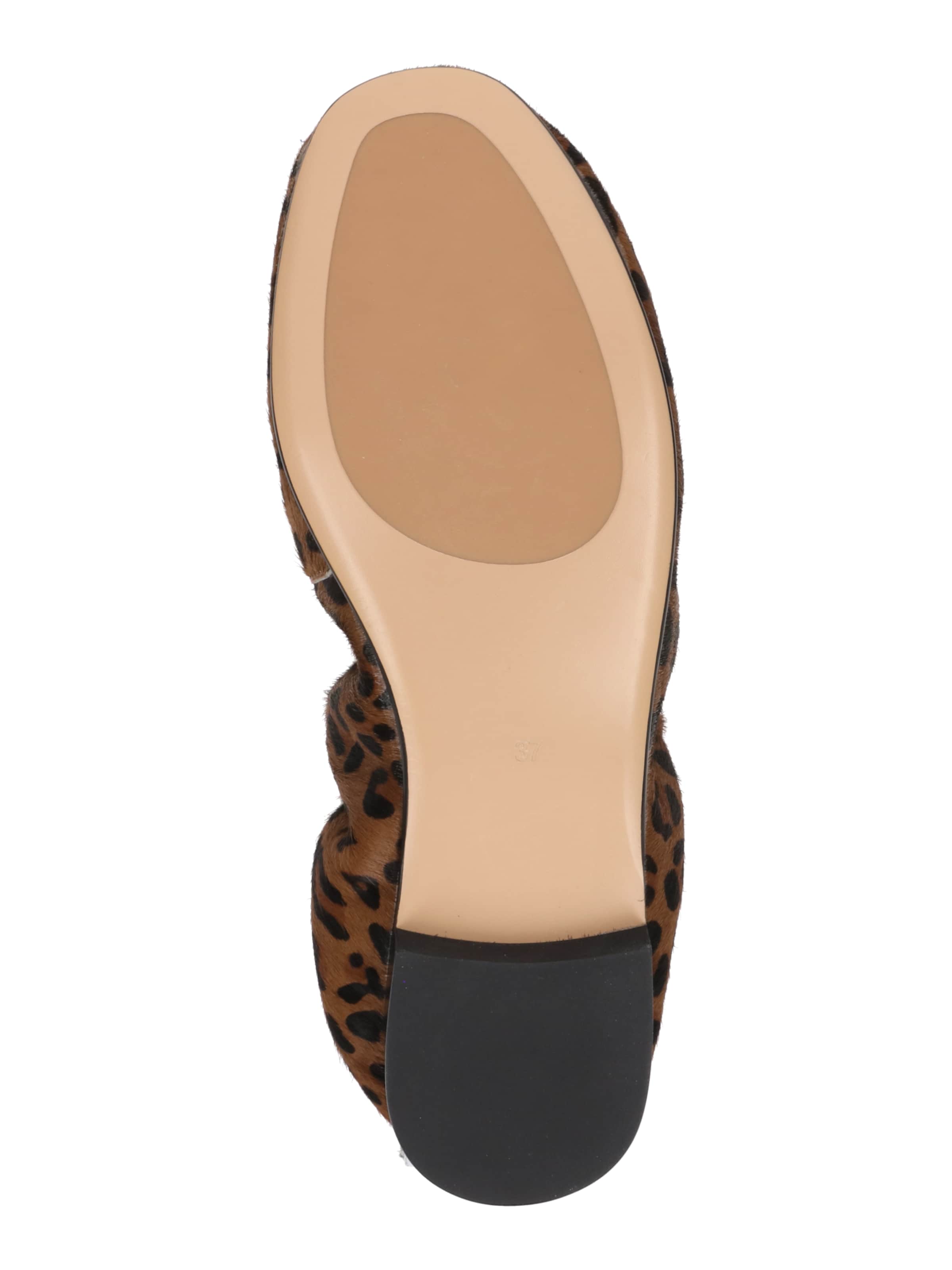 TwinsetOtvorene balerinke - smeđa boja