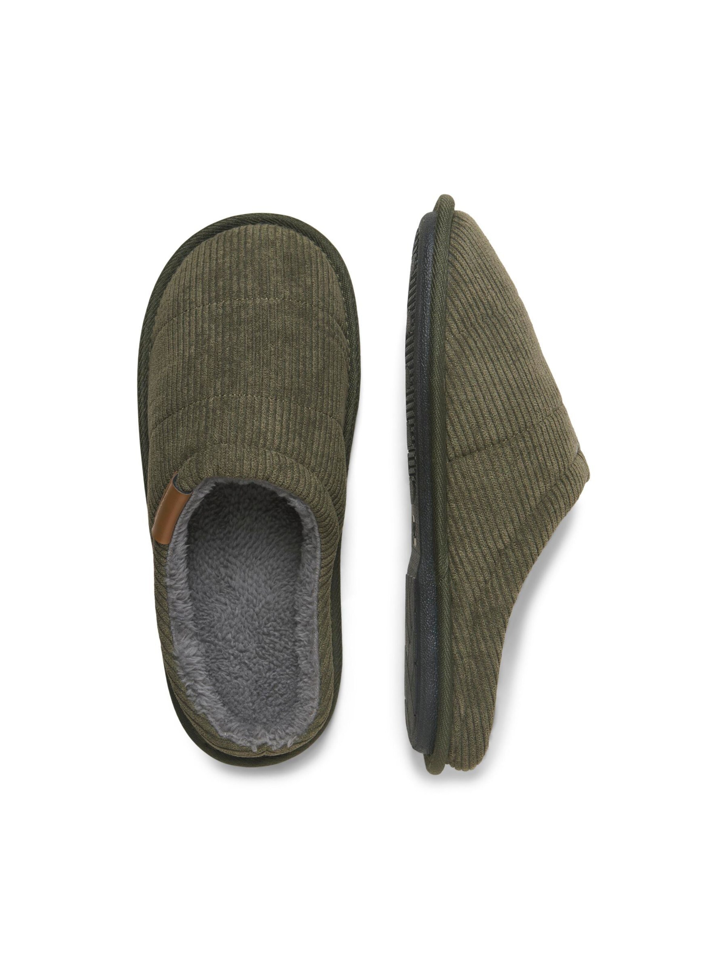 JACK & JONES - Zapatillas de casa en verde